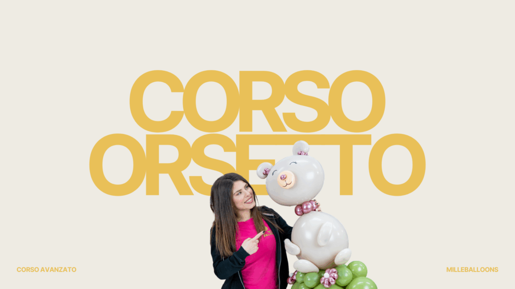 corso orsetto palloncini